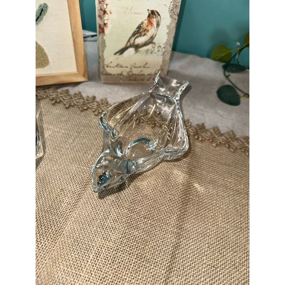 Vintage Princess House Crystal Bird Candy Dish Bundle Set Lot Home Accent Decor - Picture 5 of 11